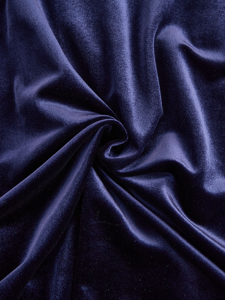 Liora™ | Navy Long-Sleeve Midi Dress