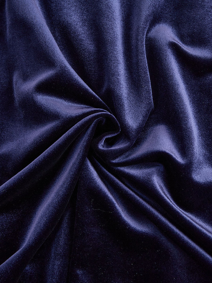 Liora™ | Navy Long-Sleeve Midi Dress