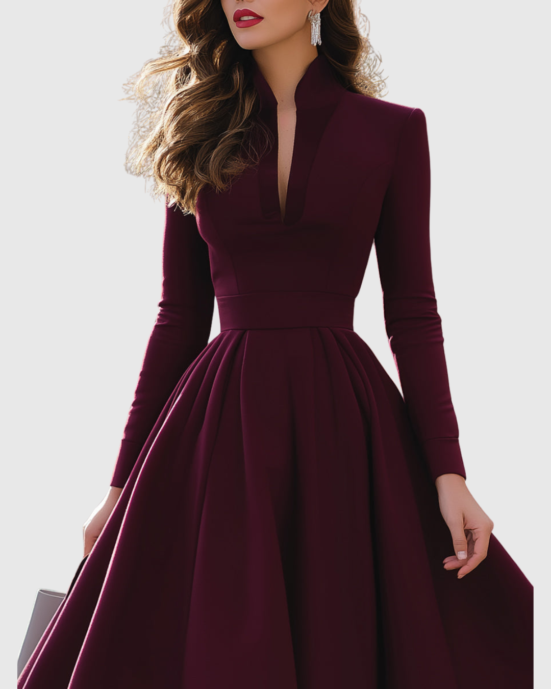 Juliette™ | V-Neck Midi Dress
