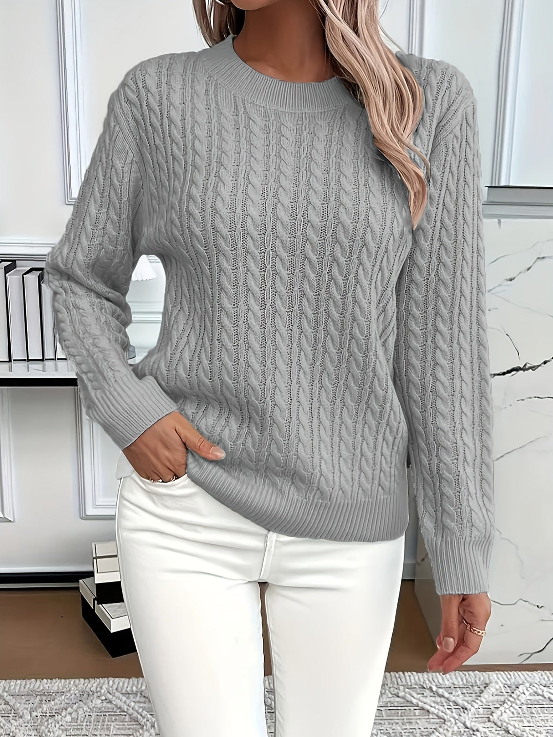 Madison | Timeless Cable Sweater