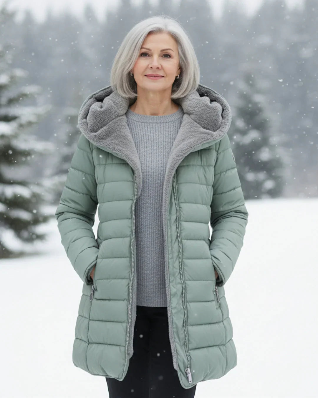 Olivia | Quilted Winter Jacket