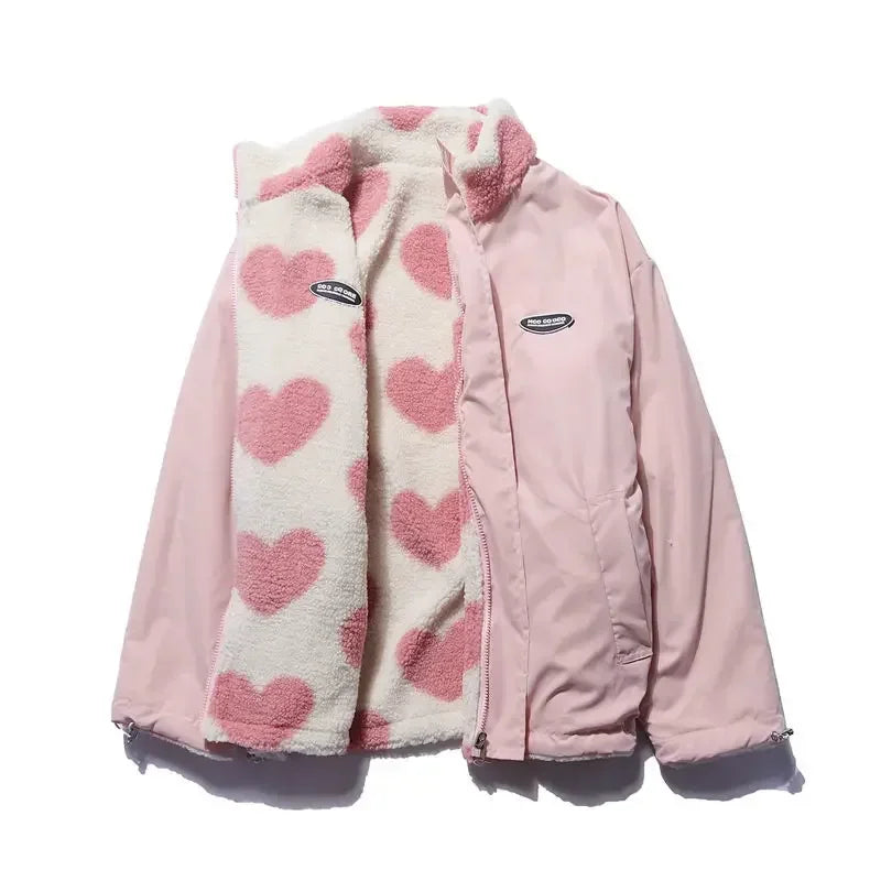 Riley™ | Reversible Cozy Heart Jacket