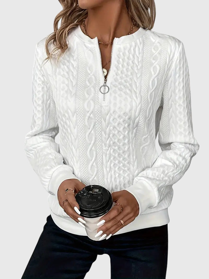 Nora™ | Trui met Rits