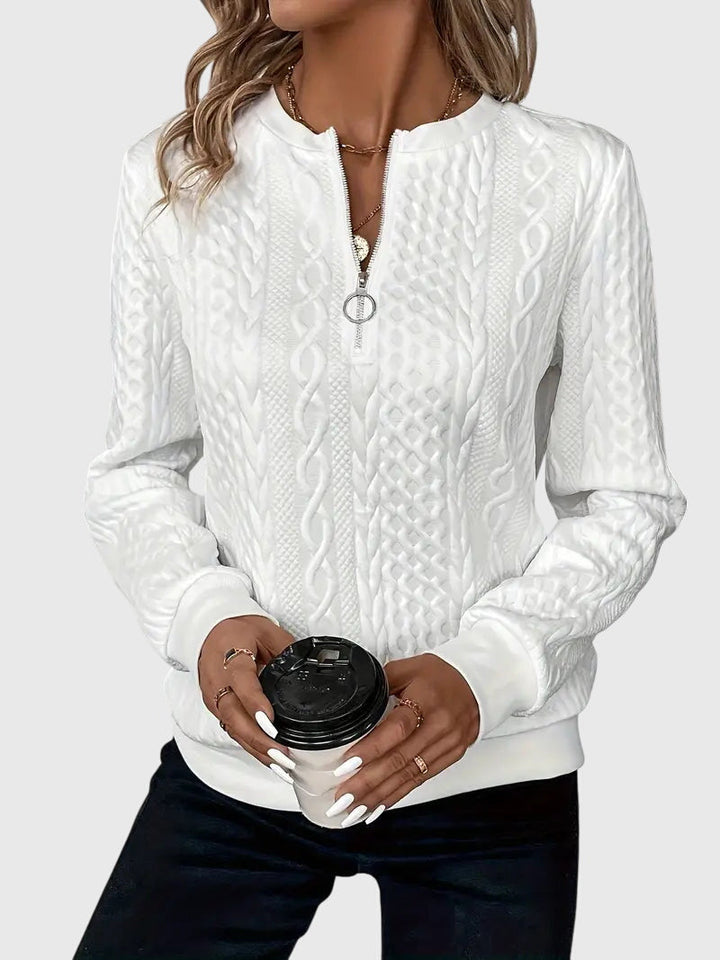 Nora™ | Trui met Rits