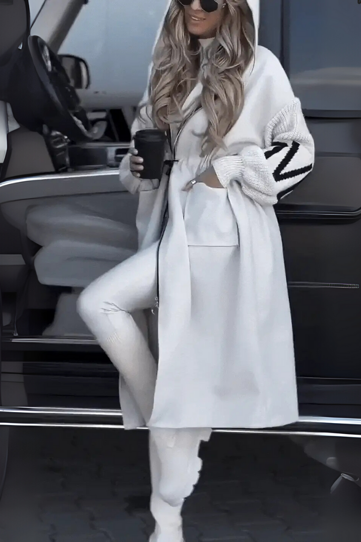 Maya™ | Hooded Knit Coatigan